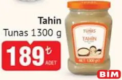 TUNAS TAHİN 1300 G fiyat ve kampanya bilgisi